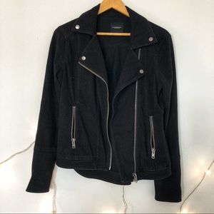 Women's Black Biker Jacket